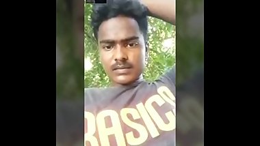 Indian Tamil Straight Teen Boy Ponvelan flashing his dick in public