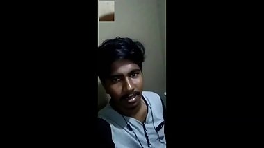 Indian Tamil teen boy kabilan Deva flashing his dick