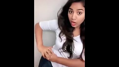 Her dance with jumping boobs made my cock to have huge cum