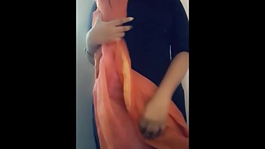 Desi girl wearing hot lingerie showing boobs