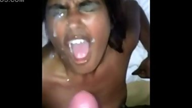 Huge Facial for a Indian Girl