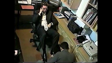 shoe shine perverse humiliation to King Daniel's slave