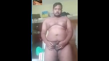 Lal Krishna NM from INDIA stroking his dick for fun