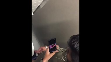 Caught Indian Guy Jerking Off to Desi Porn (Cumshot at End)