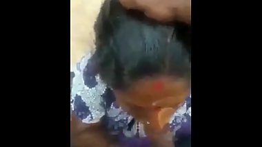 Tamil Aunty Sucking cock