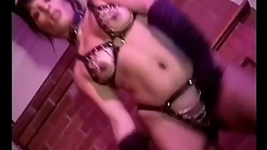 dancing in leather and chains