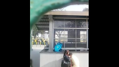 Desi indian colleagues caught in action in public