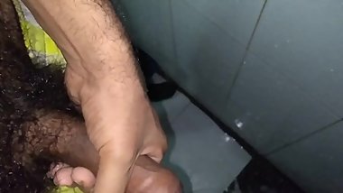 Masturbating in bathroom