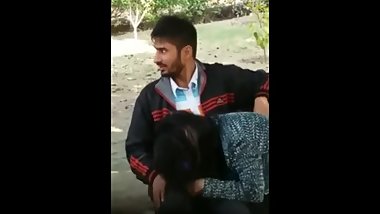 Indian lovers in public