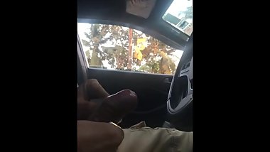 Indian car dick flash