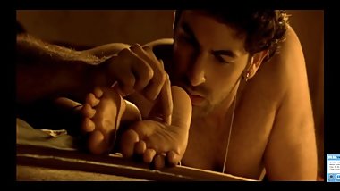 Rimi Sen wrinkled soles of feet stroked / tickled - Johnny Gaddaar