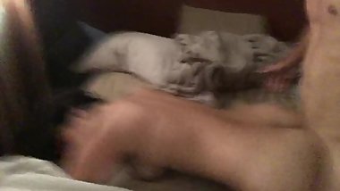 Indian girlfriend getting pounded while her younger brother is in the house