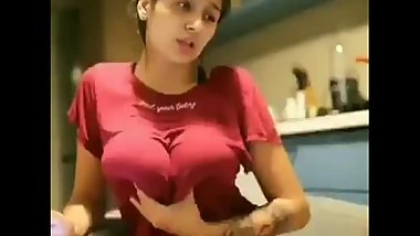 Indian girl waching porn and masturbating