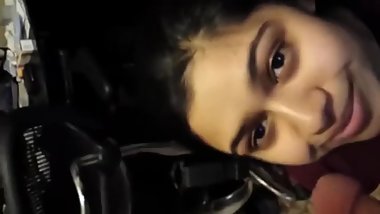 Indian teen sucking cock so nicely!