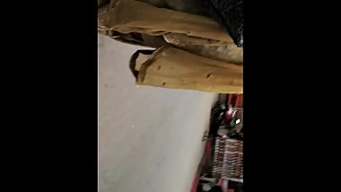 indian beautiful young girl with very big ass walking