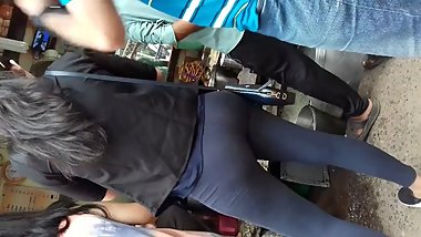 INDIAN GIRL- BLACK JEANS, ASSES