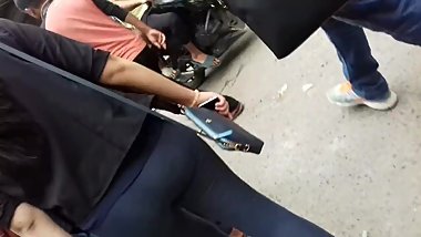 INDIAN GIRL- BLACK JEANS ASS,BUTT-2