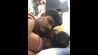 Husband wife taking selfie