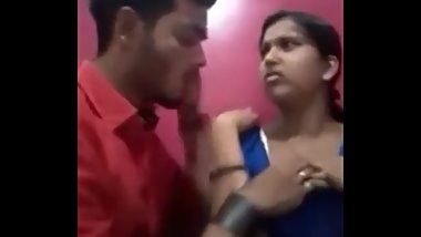 Horny guy kissing and sucking gf boobs in public restaurant
