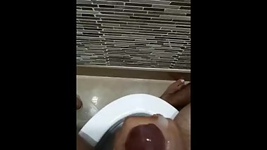 Indian teen masturbating in washroom