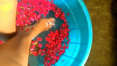 India mistress washing her devine feets
