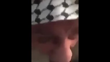 arab dad trying to suck his friends dick in public