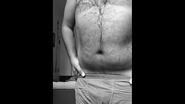 indian male stripping nude black and white