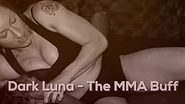 Competitive black female wrestling